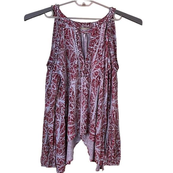 Free People Good Morning Cold Shoulder Top Size Medium - Picture 4 of 12